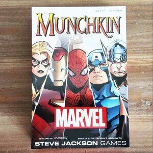 Marvel Munchkin Card Game – Red Edition | NWT Strategy Fun for 3–6 Players
